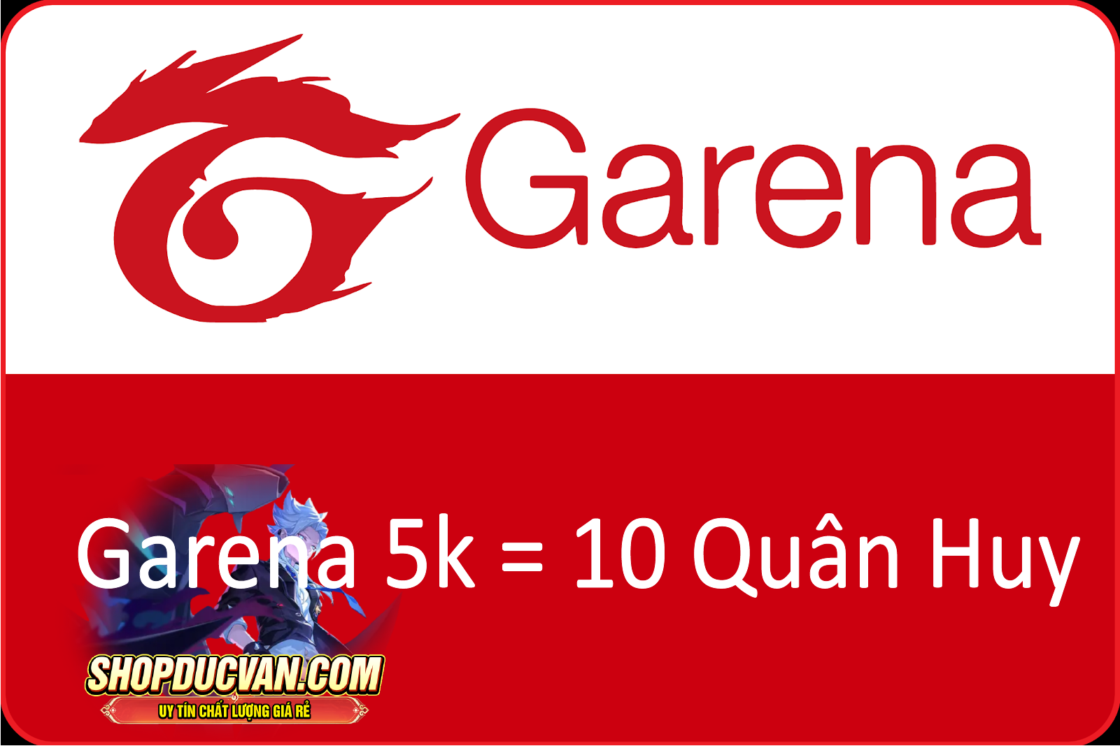 Thẻ Garena 5k