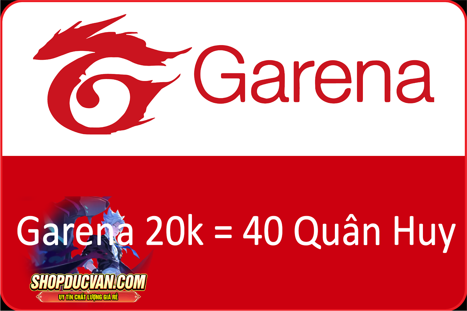 Thẻ Garena 20k
