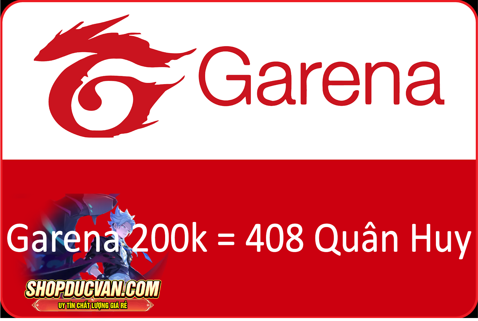 Thẻ Garena 197k